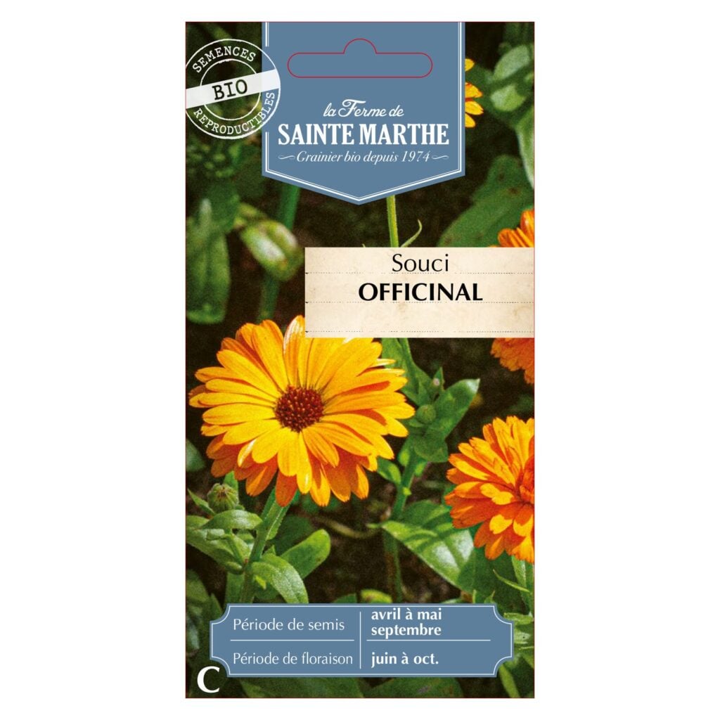 SOUCI Officinal - 100 graines bio — sachet recto