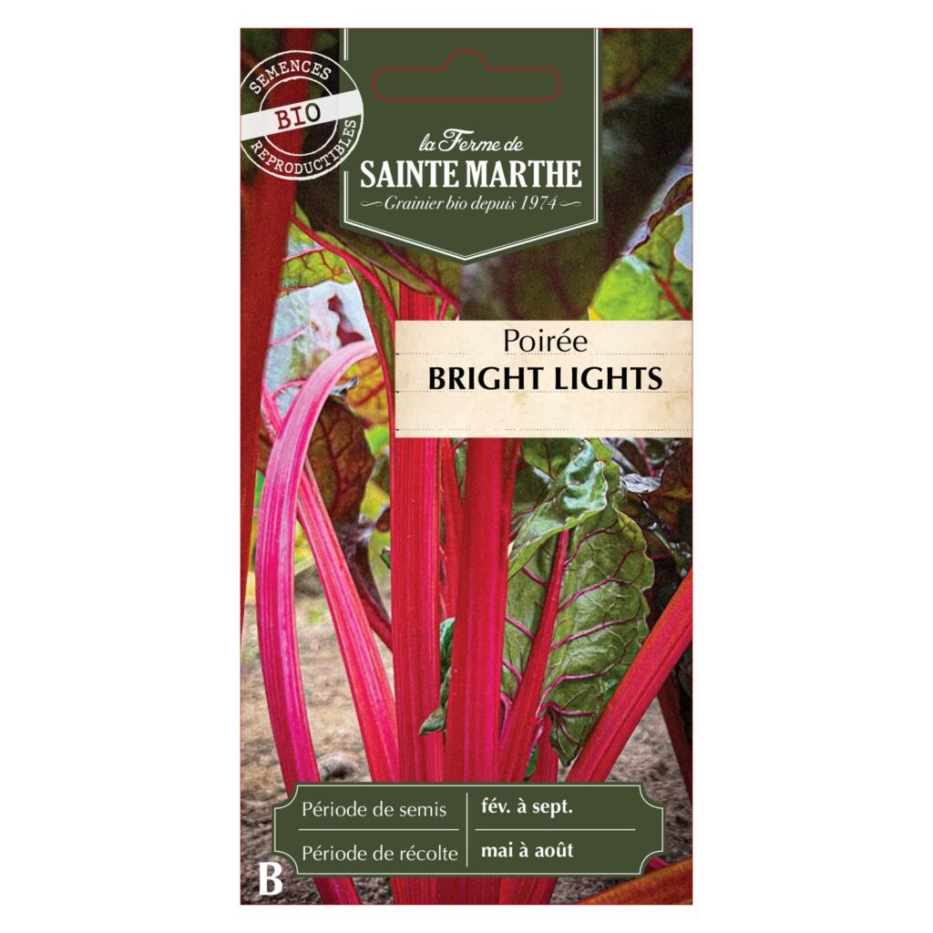 POIRÉE Bright Lights - 100 graines bio — sachet recto