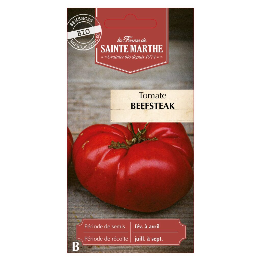 TOMATE Beefsteak - 30 graines bio — sachet recto