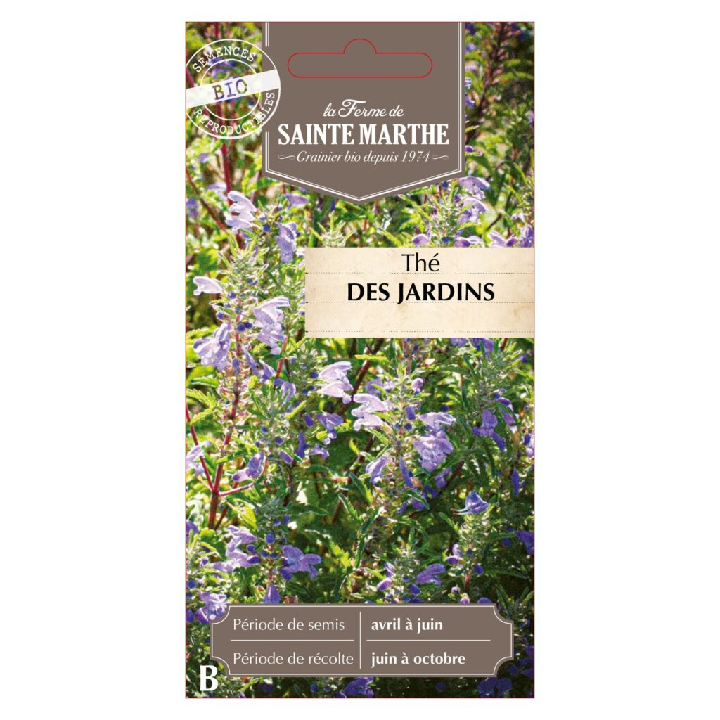 Thé des Jardins - 200 graines BIO — sachet recto