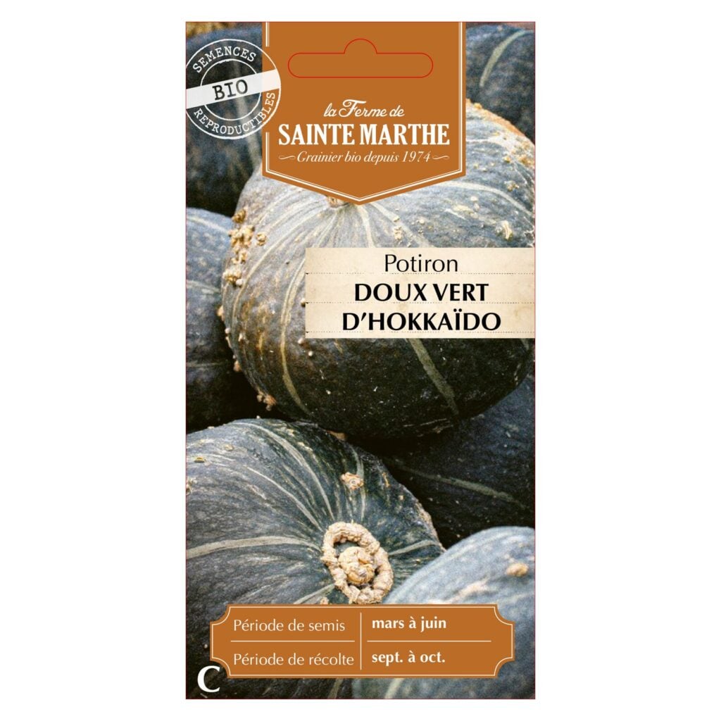 POTIRON Doux Vert d'Hokkaïdo - 15 graines bio — sachet recto