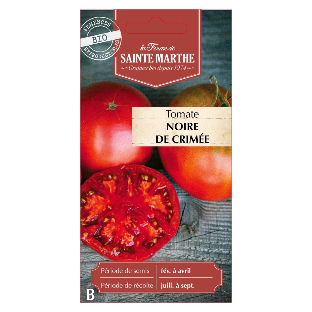 TOMATE Noire de Crimée - 30 graines bio — sachet recto