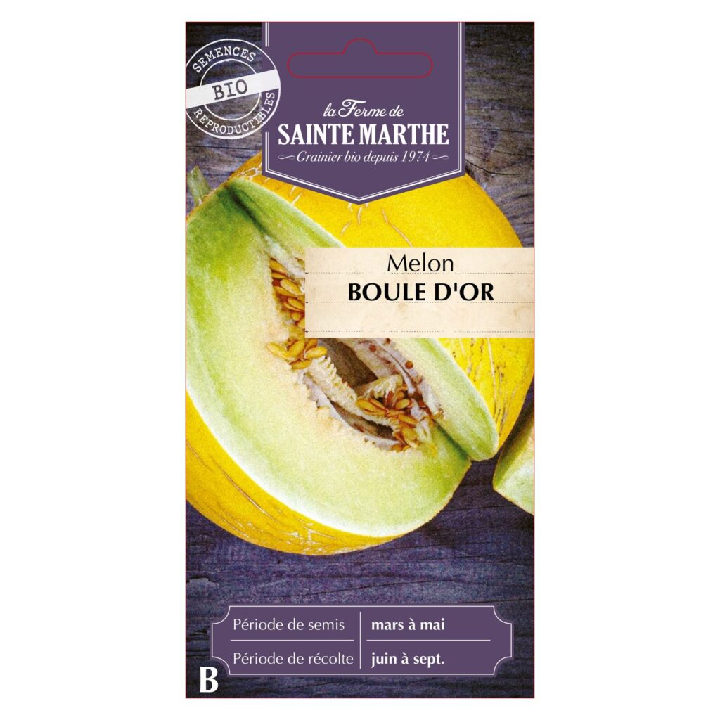 MELON Boule d'Or - 15 graines bio — sachet recto