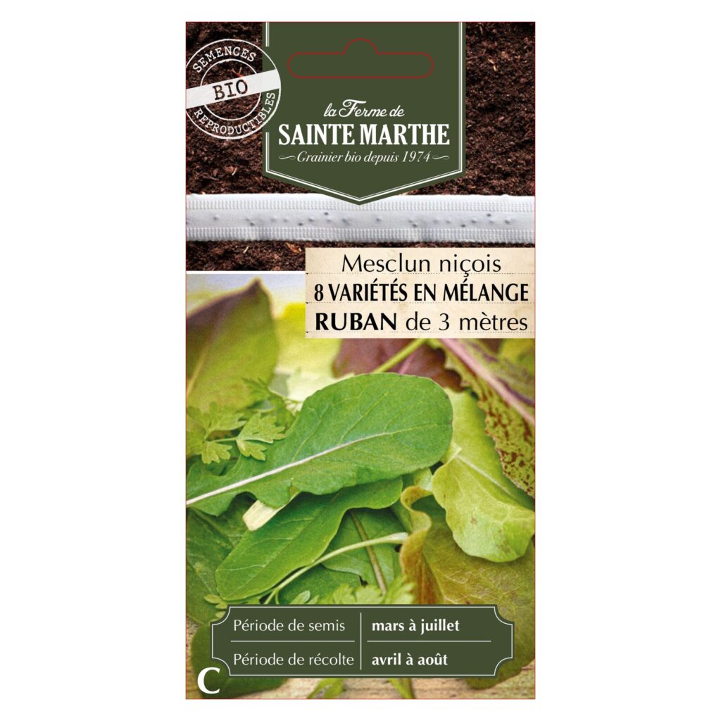 MESCLUN Niçois - 300 graines bio — sachet recto