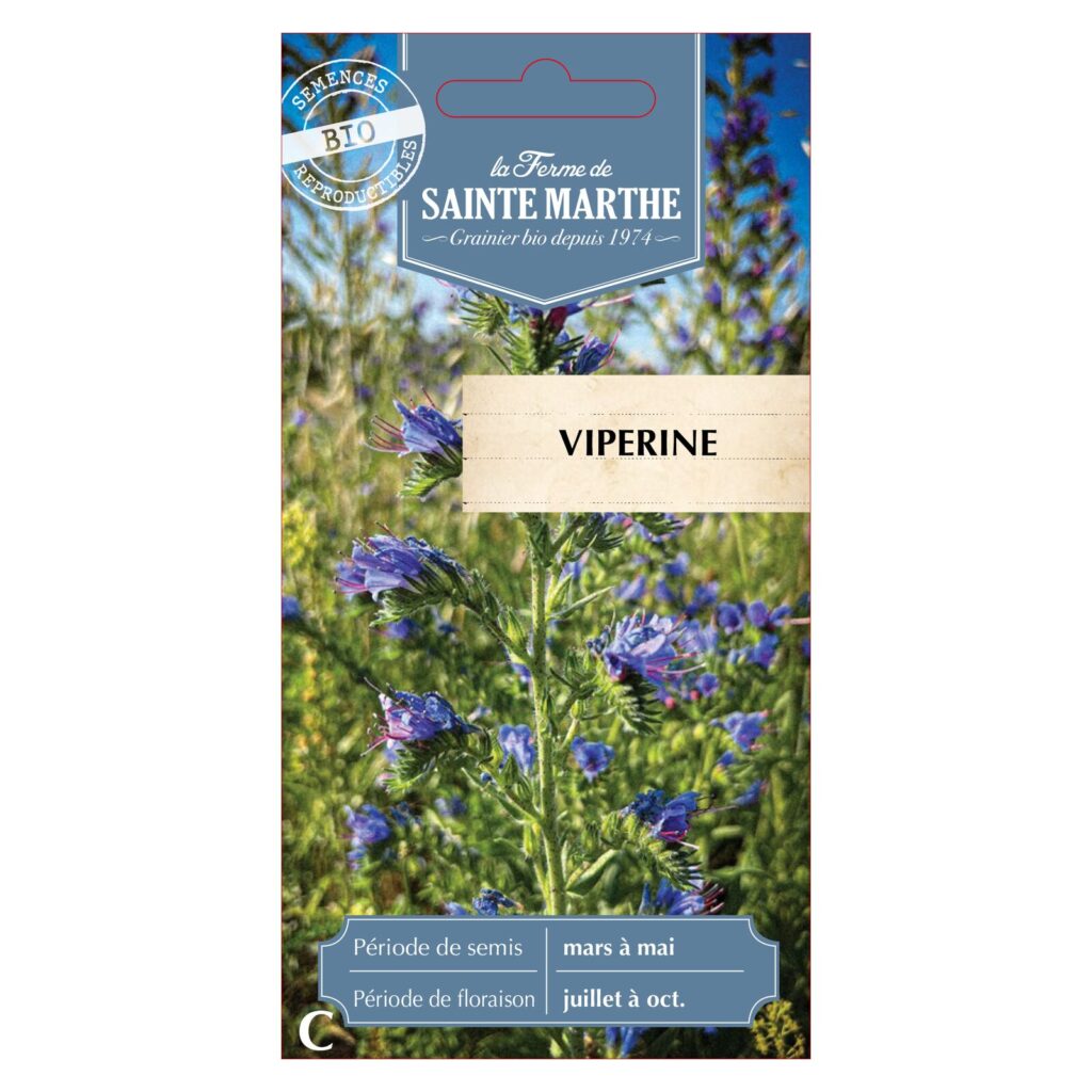 Vipérine - 150 graines bio — sachet recto