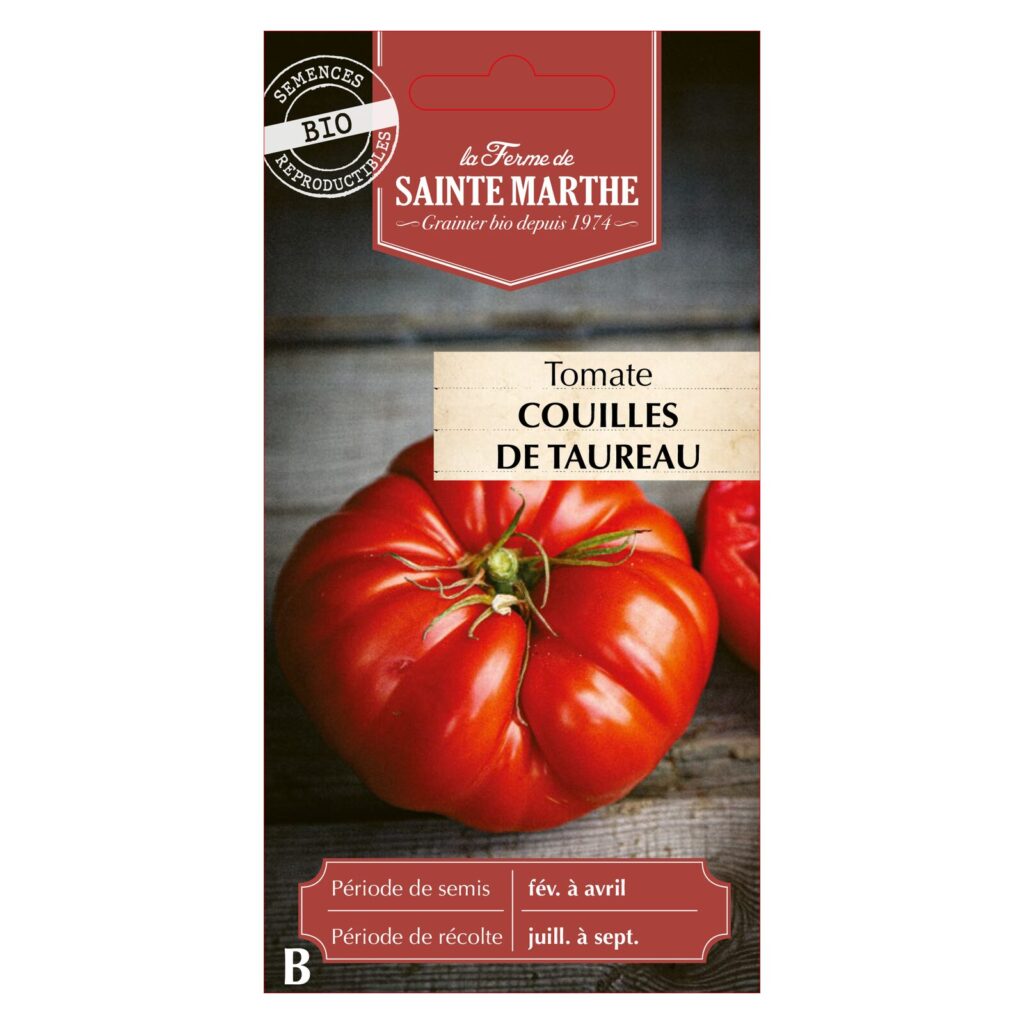 Tomate Couilles de Taureau - 30 graines bio — sachet recto