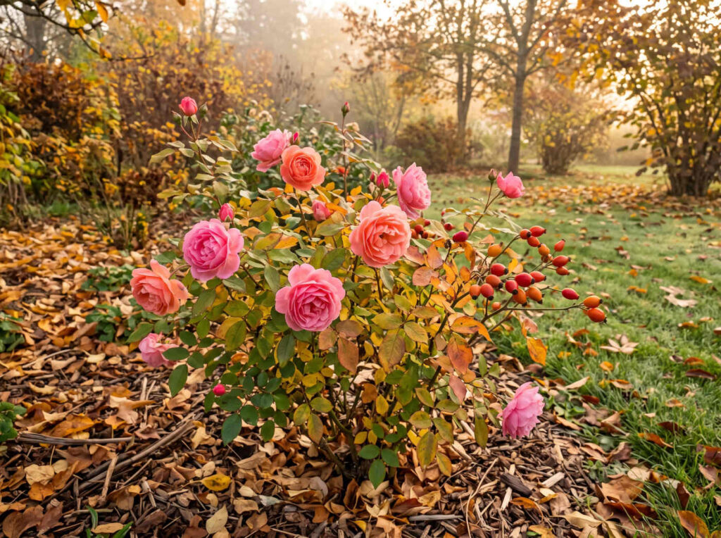 Rosier automne - prolonger floraison avant l’hiver