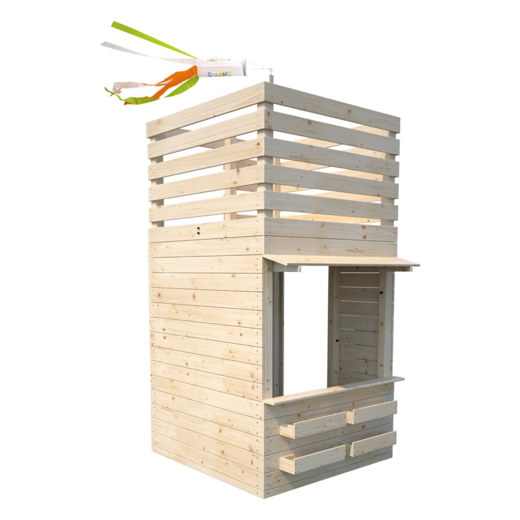 Maisonnette SHOPPING — vue d’ensemble sur fond blanc