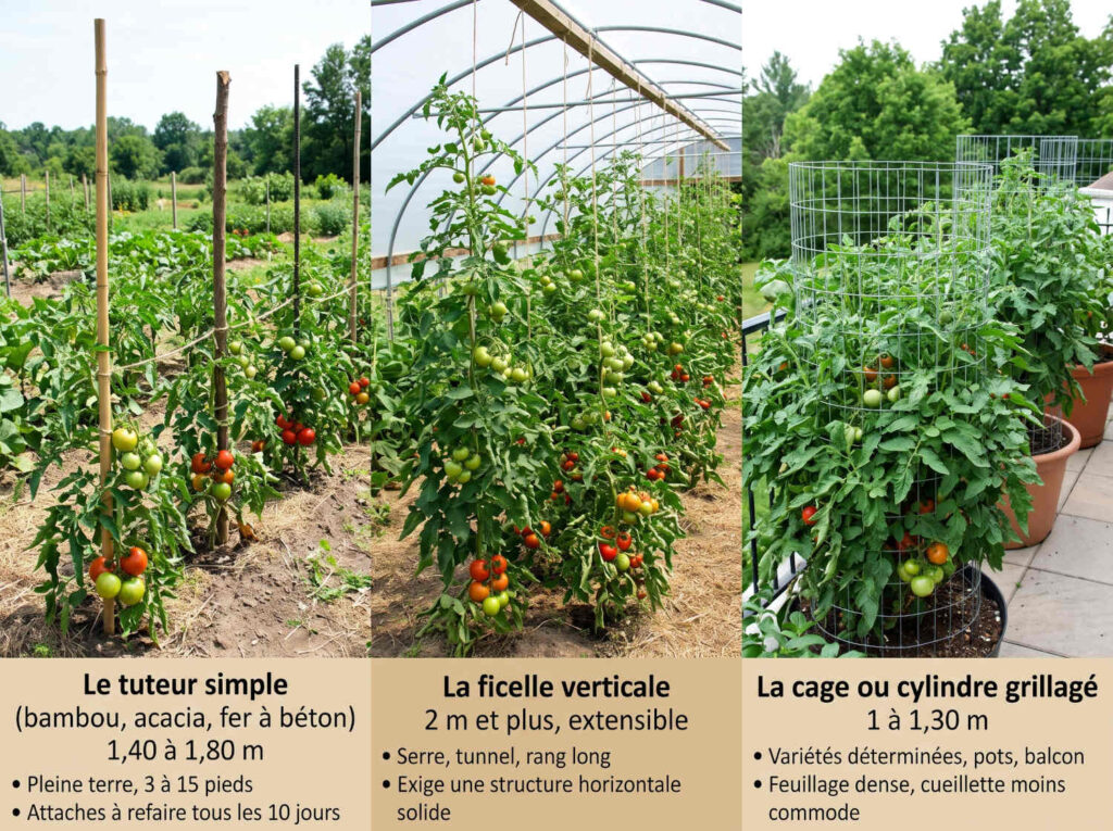 tuteurage tomate recolte tardive